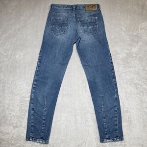 Diesel Industry Jeans Woman's Size 25 Light Wash Blue 27" Inseam Debi Stretch